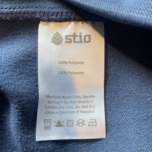 Stio Women’s Mountain Shadow Gannett Peak Blue Fleece Half Zip Pullover Large - Picture 11 of 11